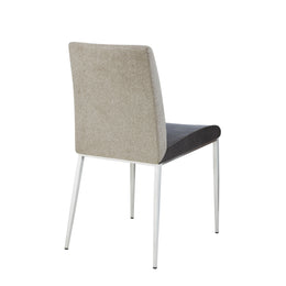 Rasmus Side Chair - Dark Grey,Light Brown,Set of 2
