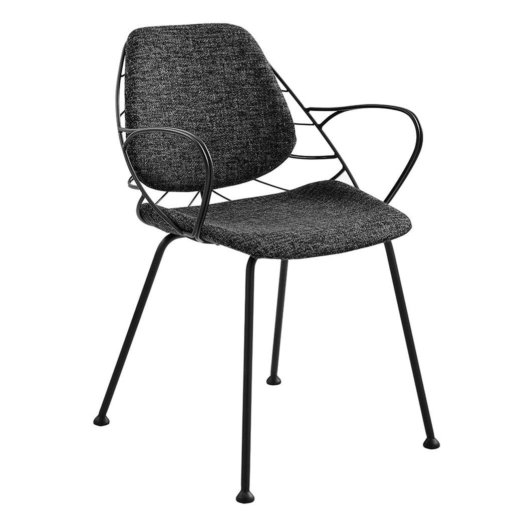 Linnea Armchair - Black,Set of 2