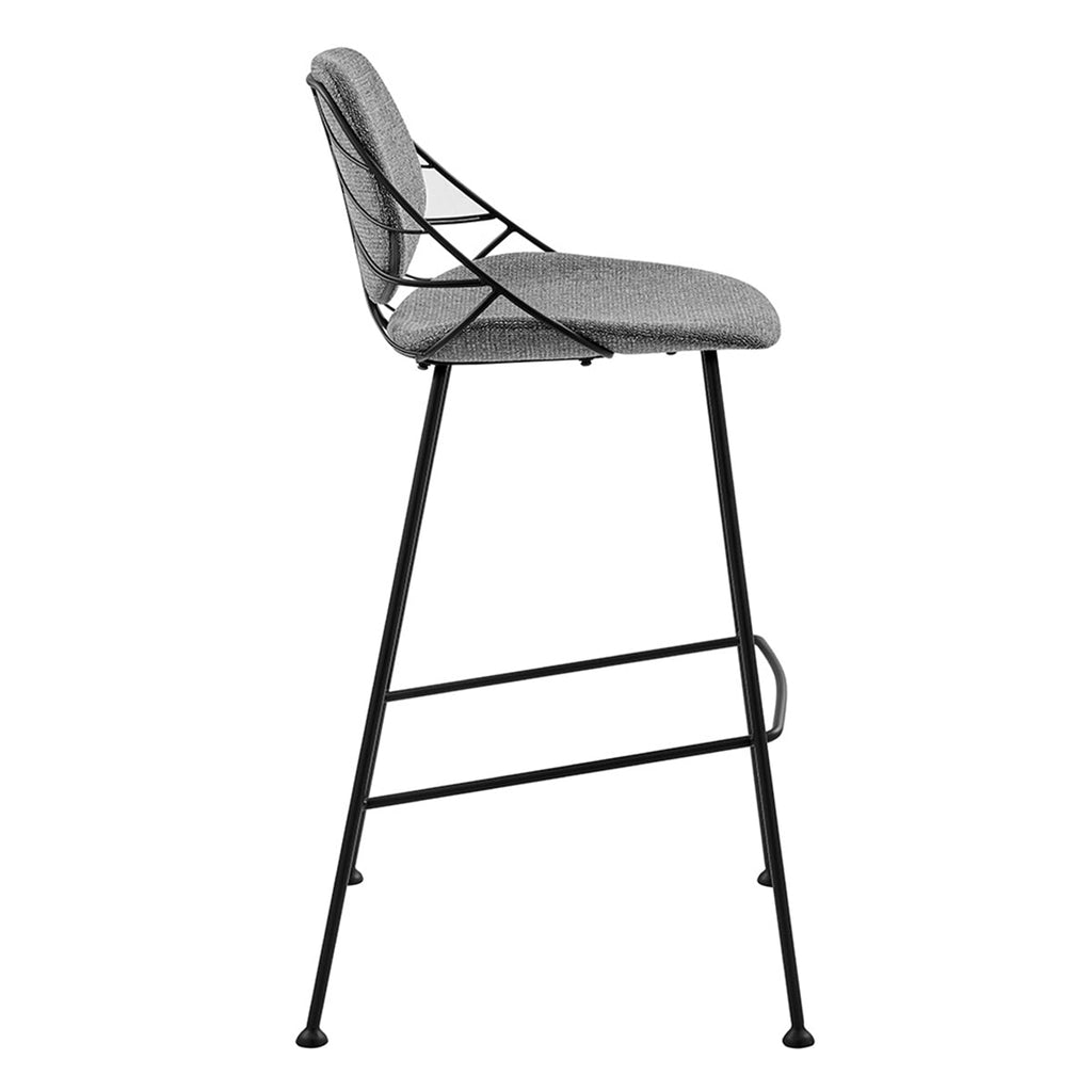 Linnea-B Bar Stool - Light Grey,Set of 2