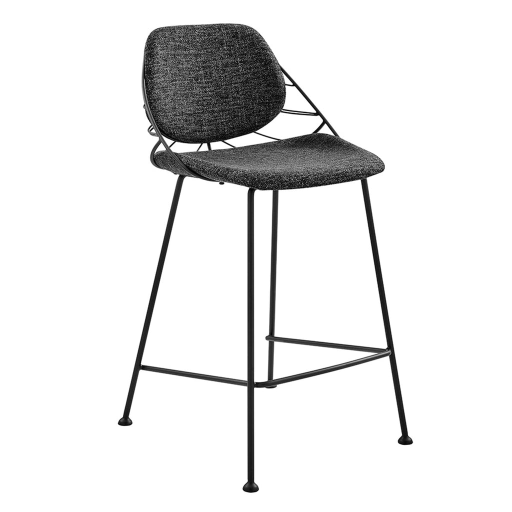 Linnea-C Counter Stool - Black,Set of 2