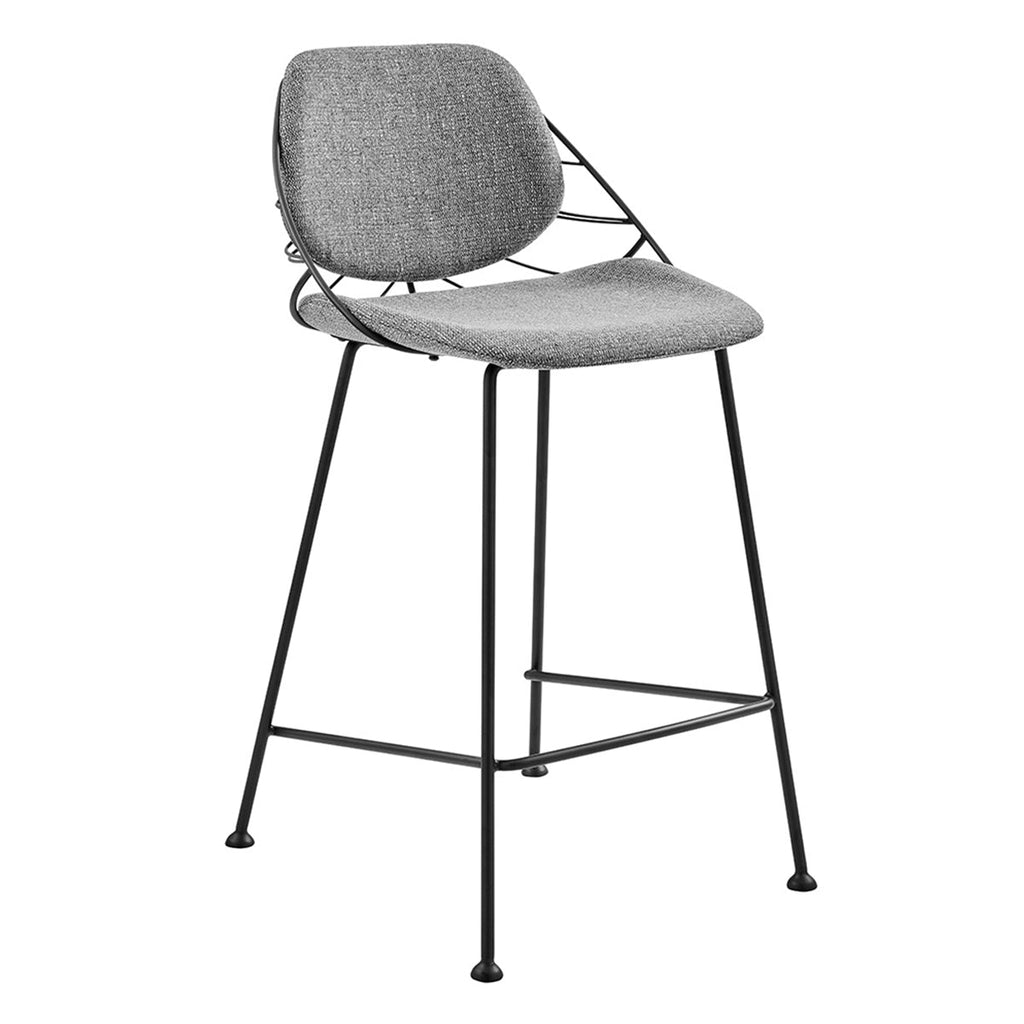 Linnea-C Counter Stool - Light Grey,Set of 2