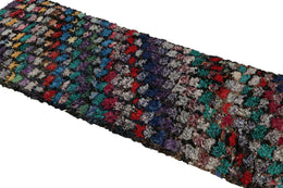 Vintage Azilal Moroccan Runner With Polychromatic Patterns