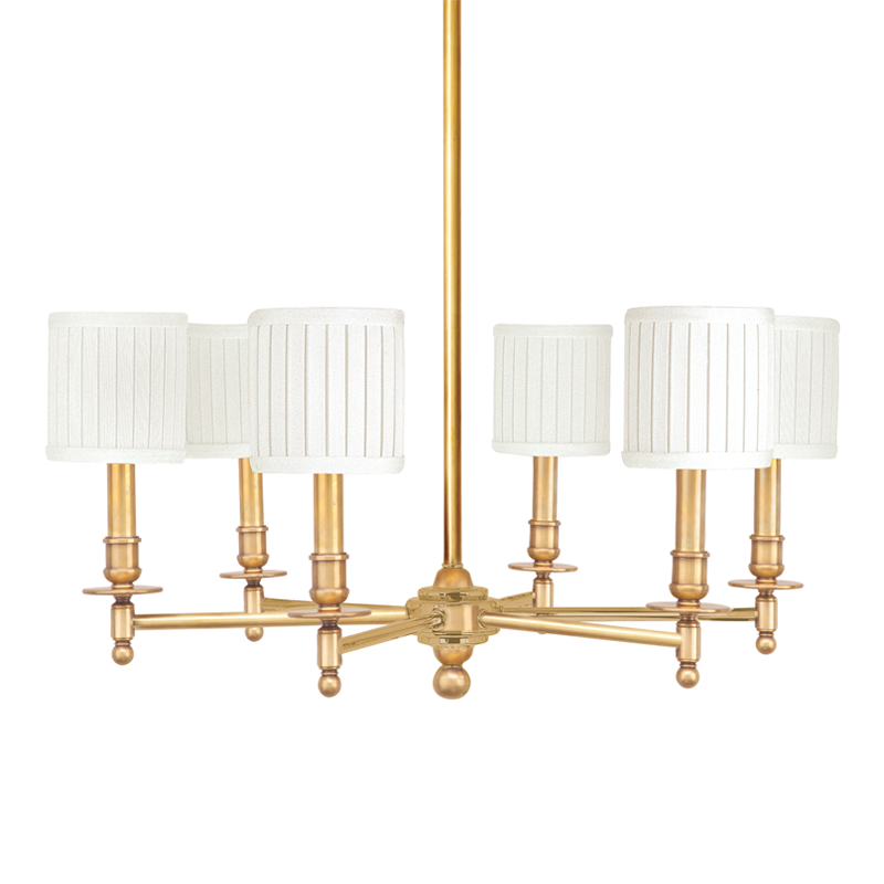 Palmer Chandelier - Aged Brass