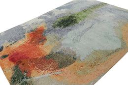 Abstract Rug, Monsoon by Natascha Maksimovic