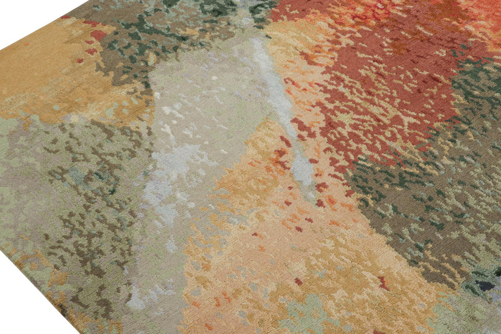 Abstract Rug, Monsoon by Natascha Maksimovic