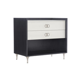 Silhouette Nightstand With 2 Drawers