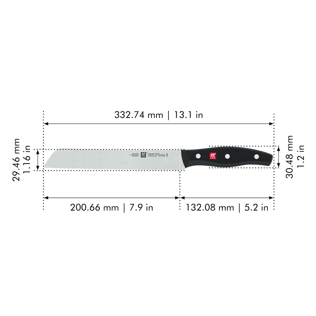 8" Bread Knife Twin Signature