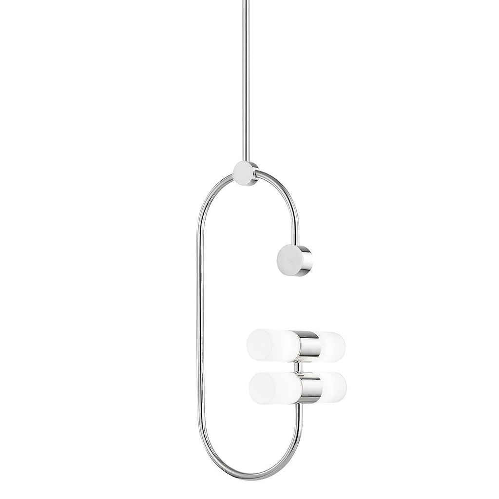 Rae Pendant 20" - Polished Nickel