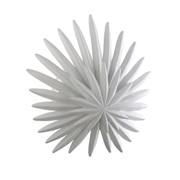 Savvy Wall Sconce 12" - Gesso White