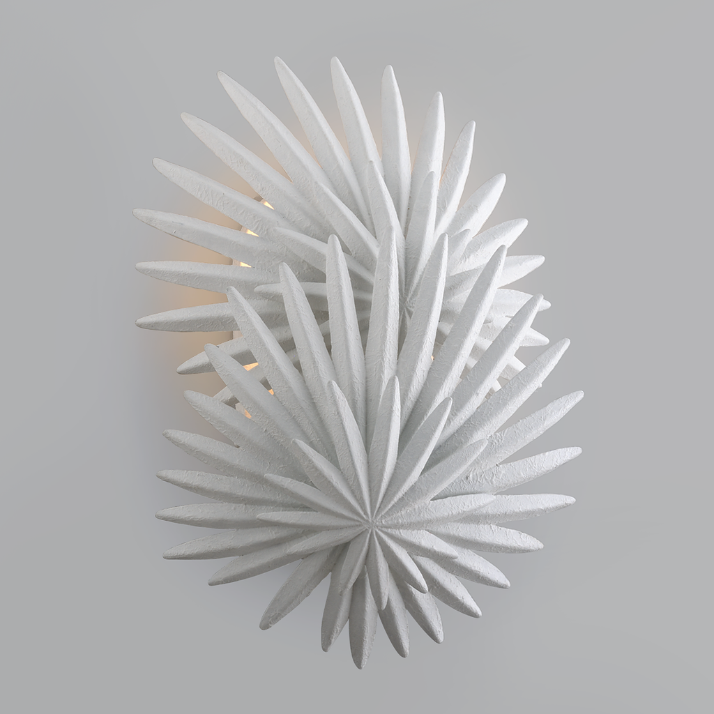 Savvy Wall Sconce 17" - Gesso White