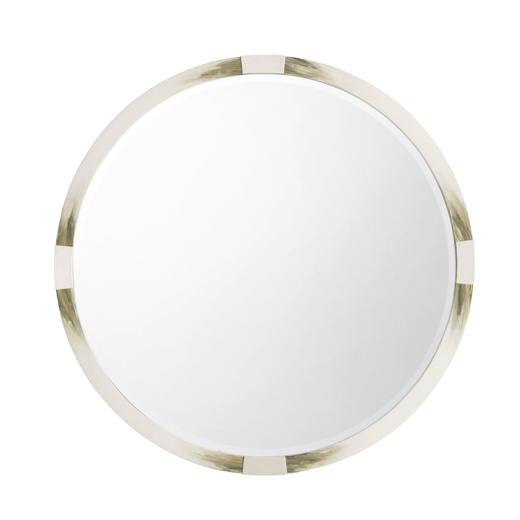 Cutting Edge Mirror (Round, Longhorn White)