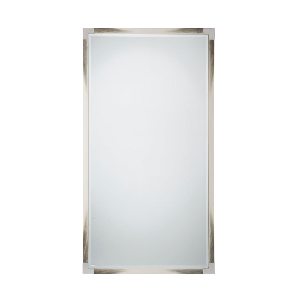 Cutting Edge Floor Mirror (Longhorn White)