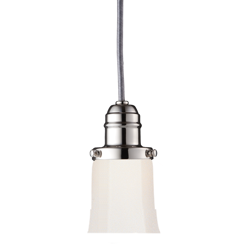 Vintage Collection Pendant Shade 1, 4" - Polished Nickel