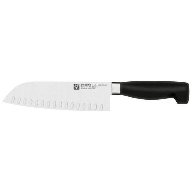 Zwilling Four Star Hollow Edge Santoku Knife