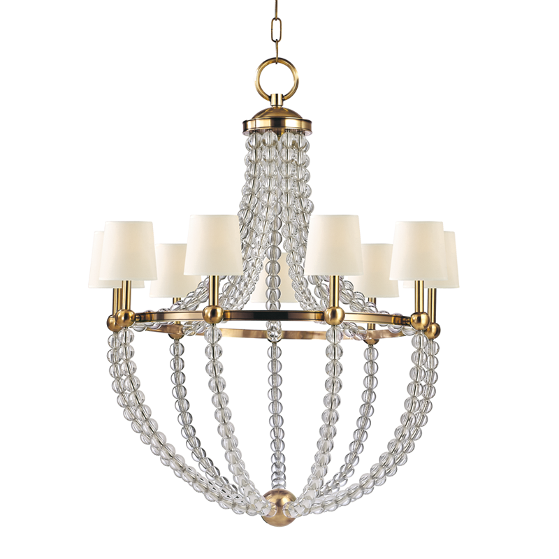 Danville Chandelier 45" - Aged Brass