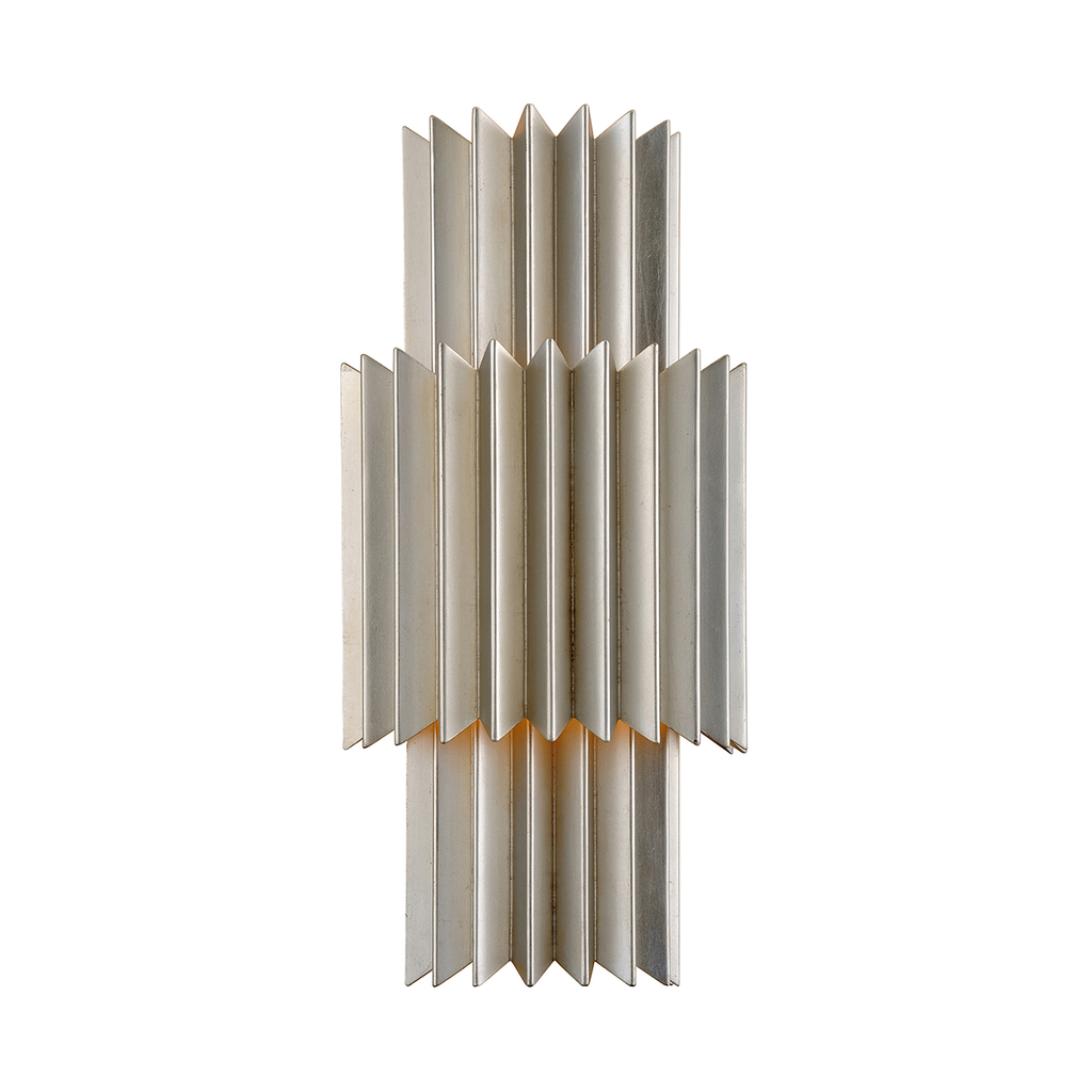 Moxy Wall Sconce 19" - Silver Leaf