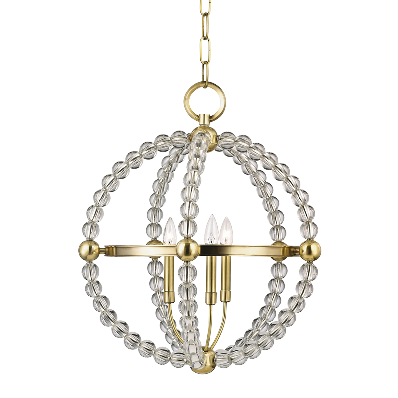 Danville Pendant - Aged Brass