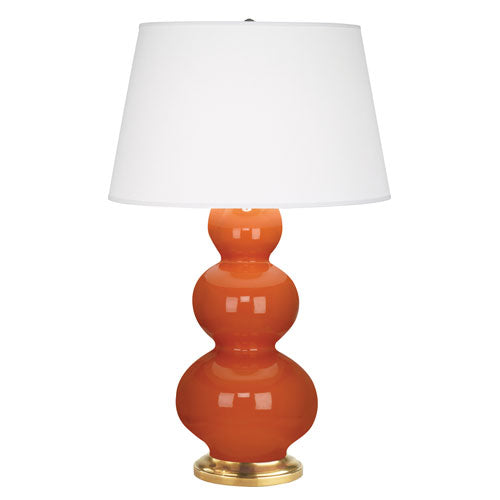 Pumpkin Triple Gourd Table Lamp-Style Number 312X