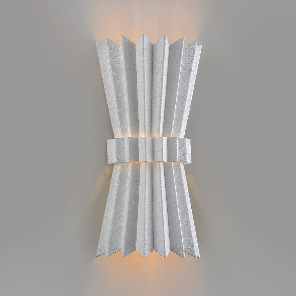 Moxy Wall Sconce 15" - Gesso White