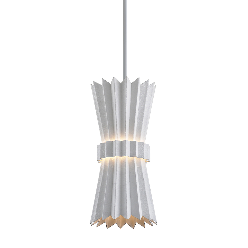 Moxy Pendant 15" - Gesso White