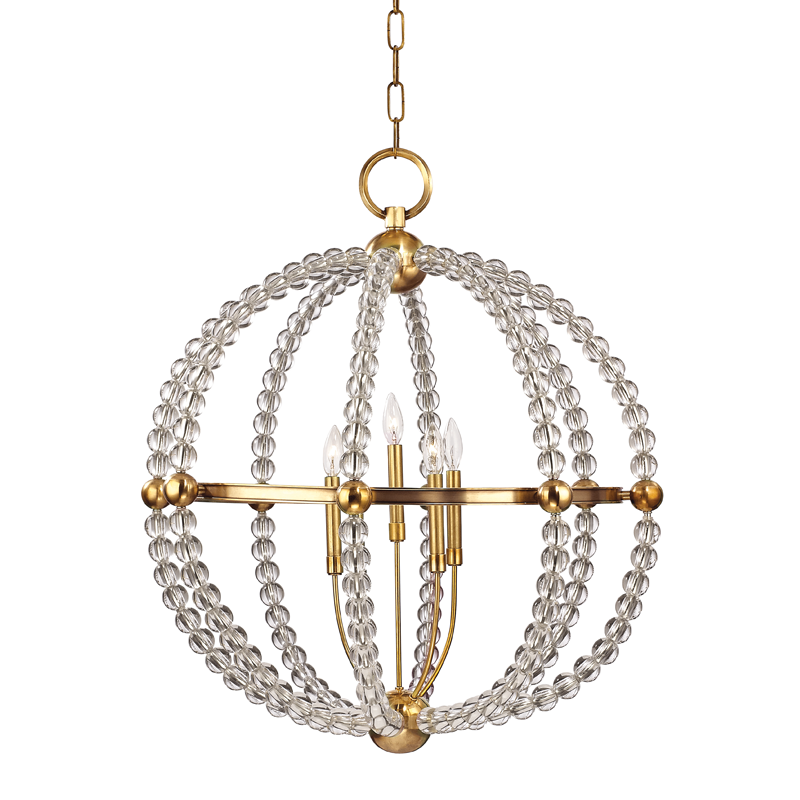 Danville Chandelier 36" - Aged Brass