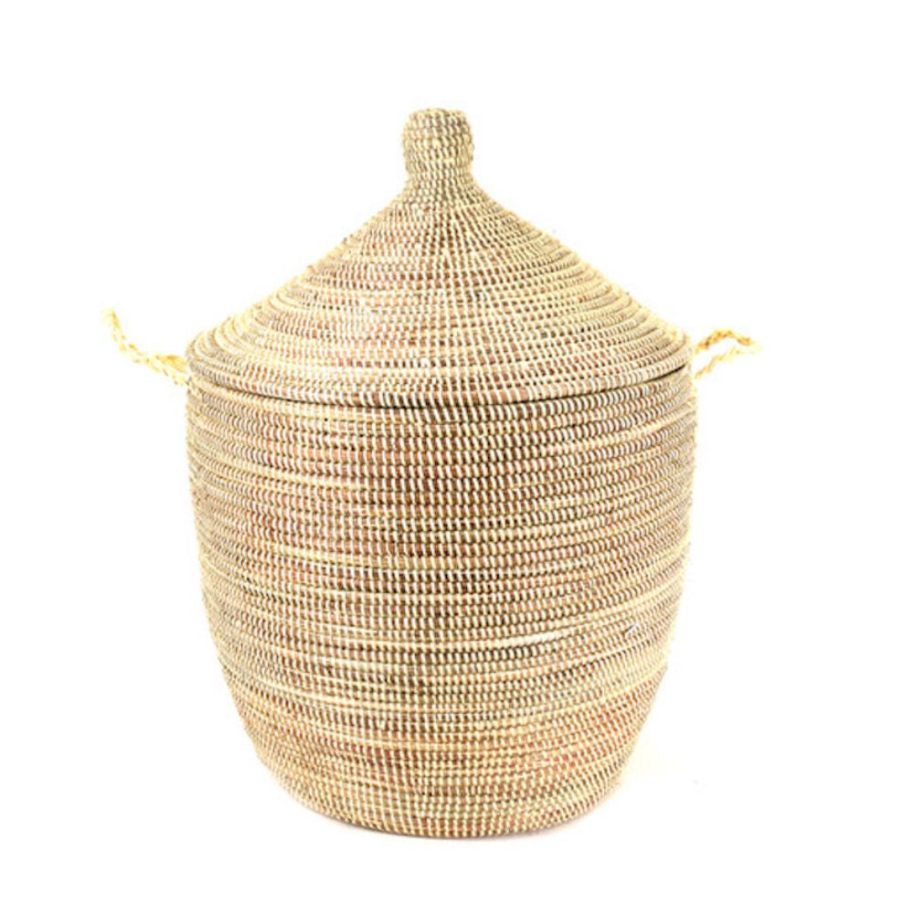 Dou Lid Storage Basket Monochrome Natural