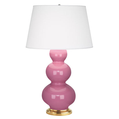 Schiaparelli Pink Triple Gourd Table Lamp-Style Number 318X