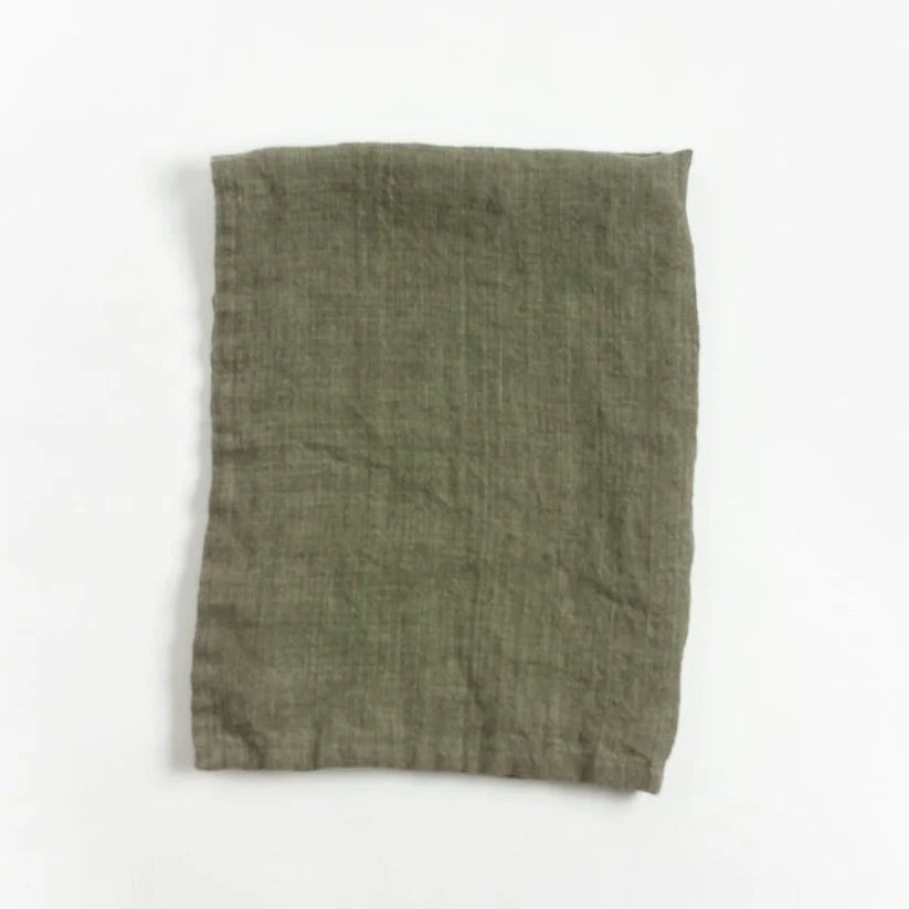 Stone Washed Linen Tea Towel