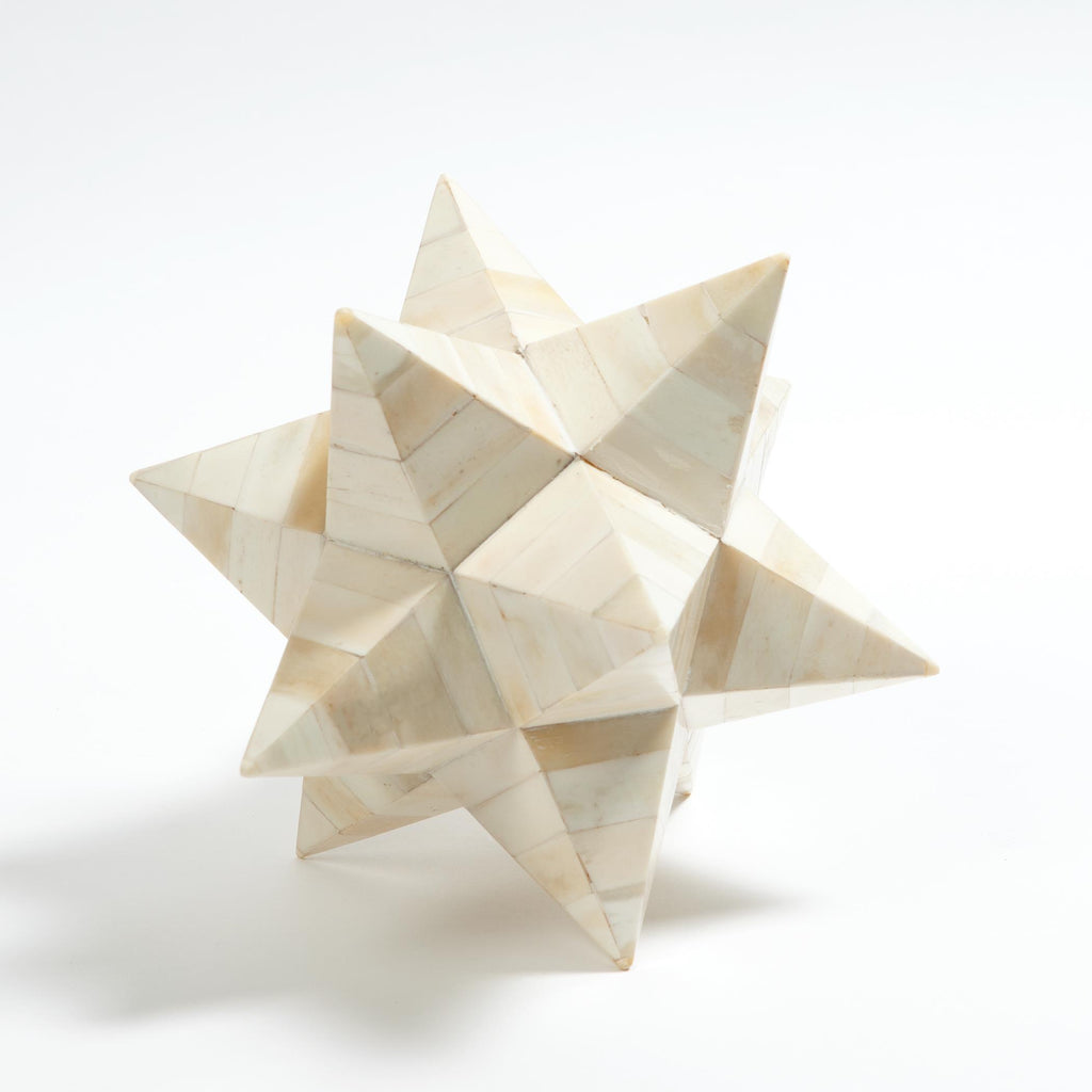 Stellated Dodecahedron : Stellated Dodecahedron (White Bone)