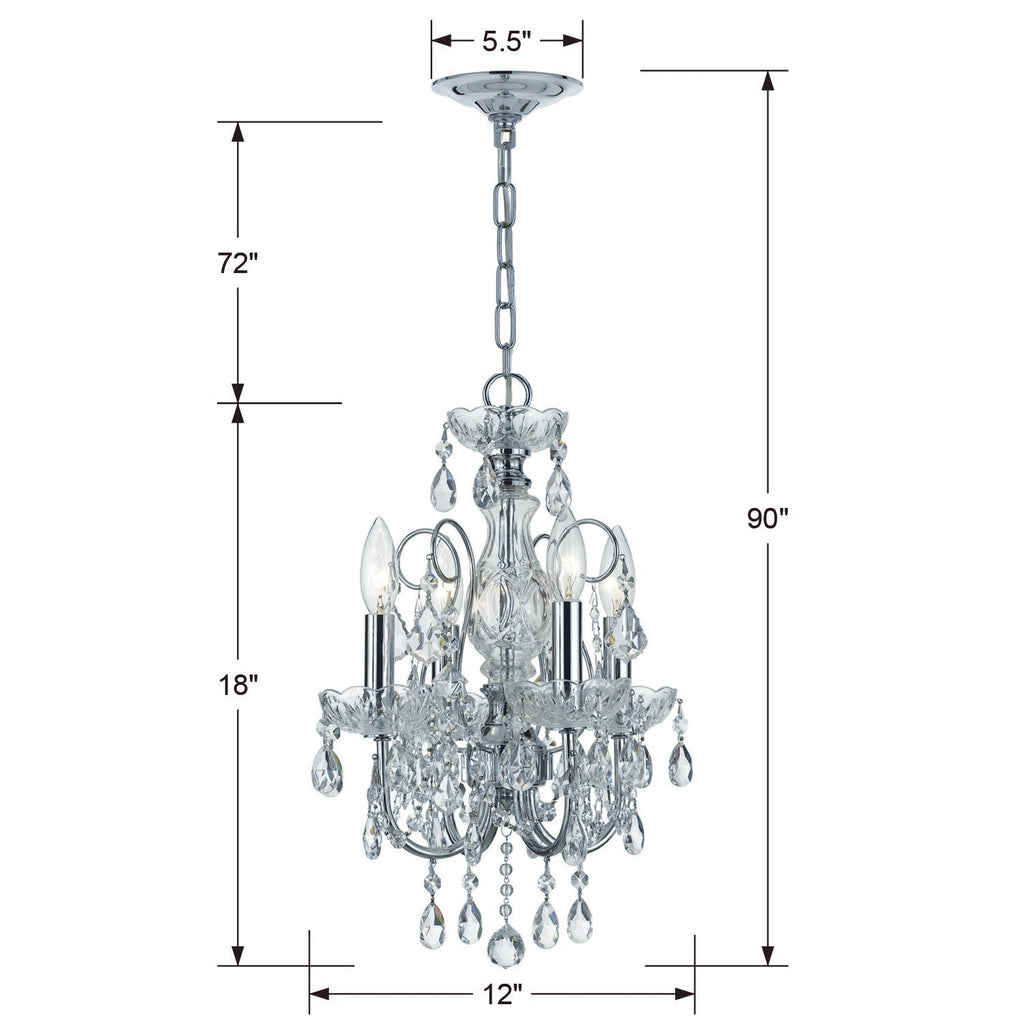 Imperial 4 Light Mini Chandelier