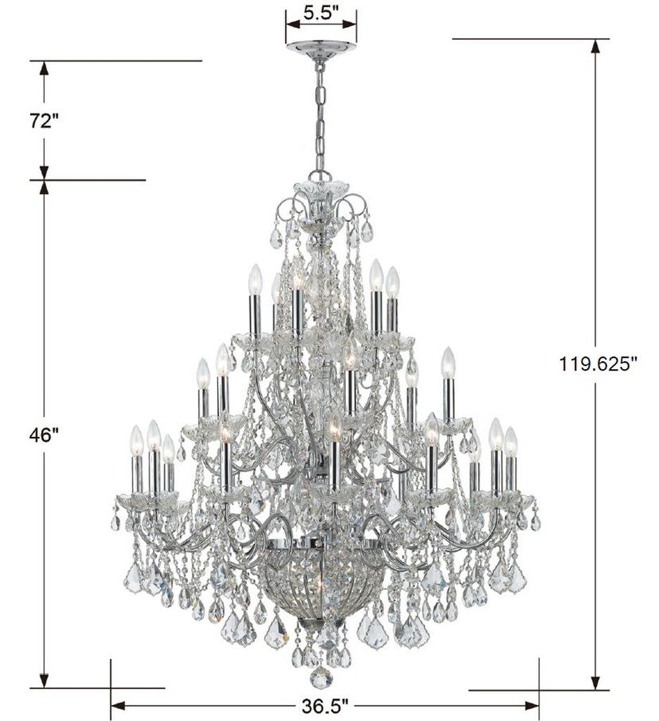 Imperial 26 Light Chandelier