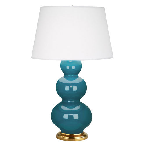 Peacock Triple Gourd Table Lamp-Style Number 323X