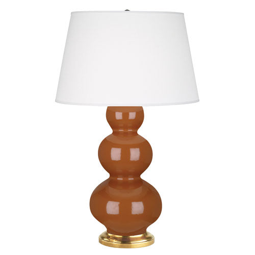 Cinnamon Triple Gourd Table Lamp-Style Number 325X