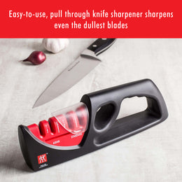 4-Stage Pull-Through Sharpener-Red Edge Maintenance