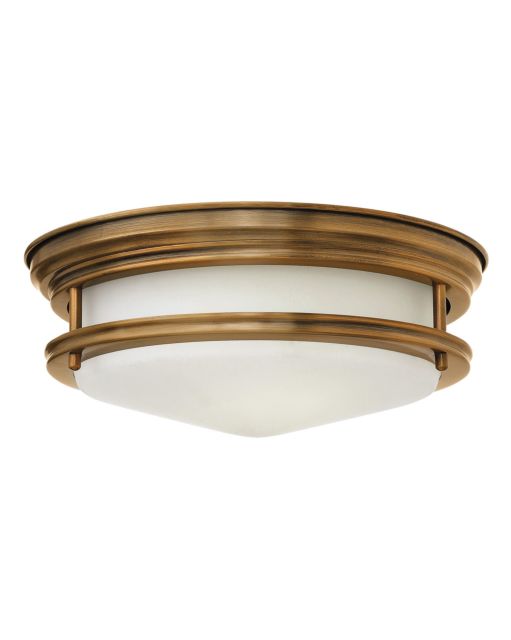 Hadley Medium Flush Mount, Brushed Bronze