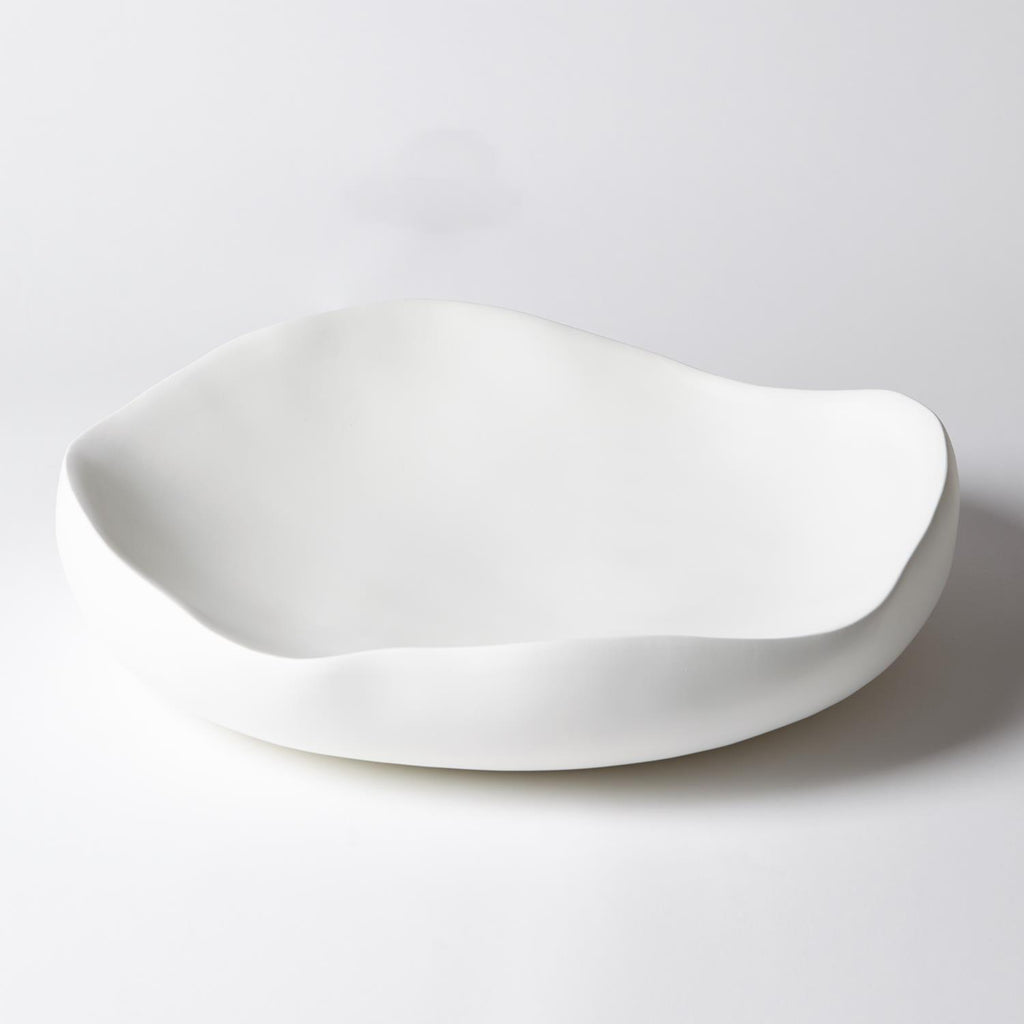 Organic Round Bowl - Matte White - Large