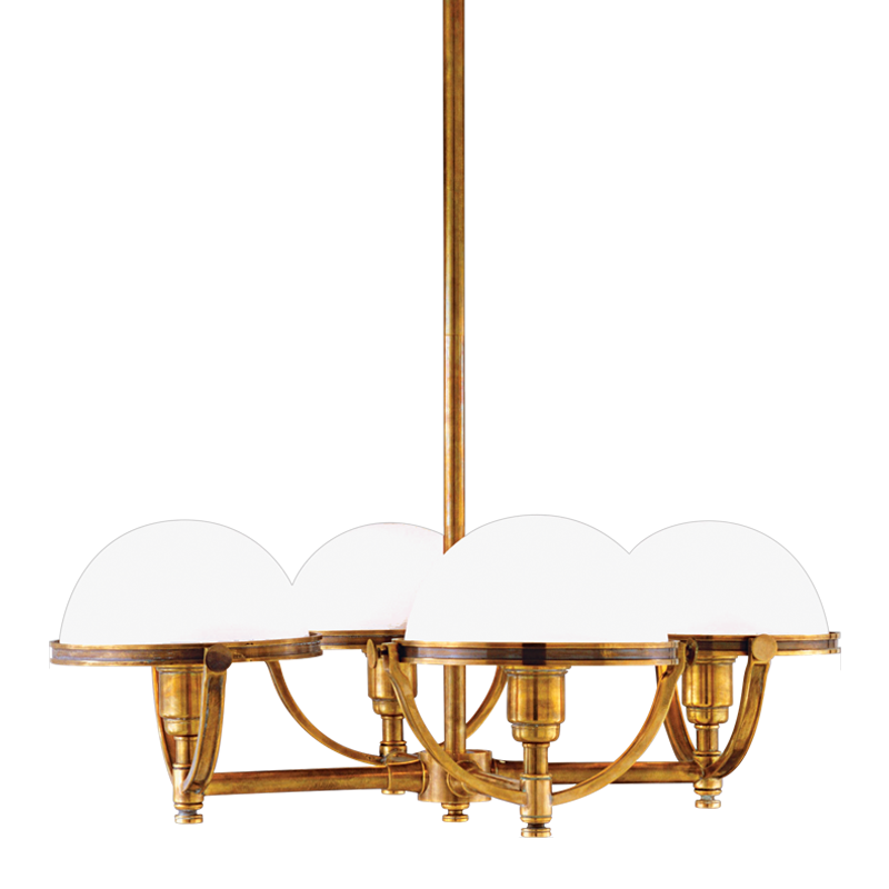 Stratford Chandelier - Aged Brass