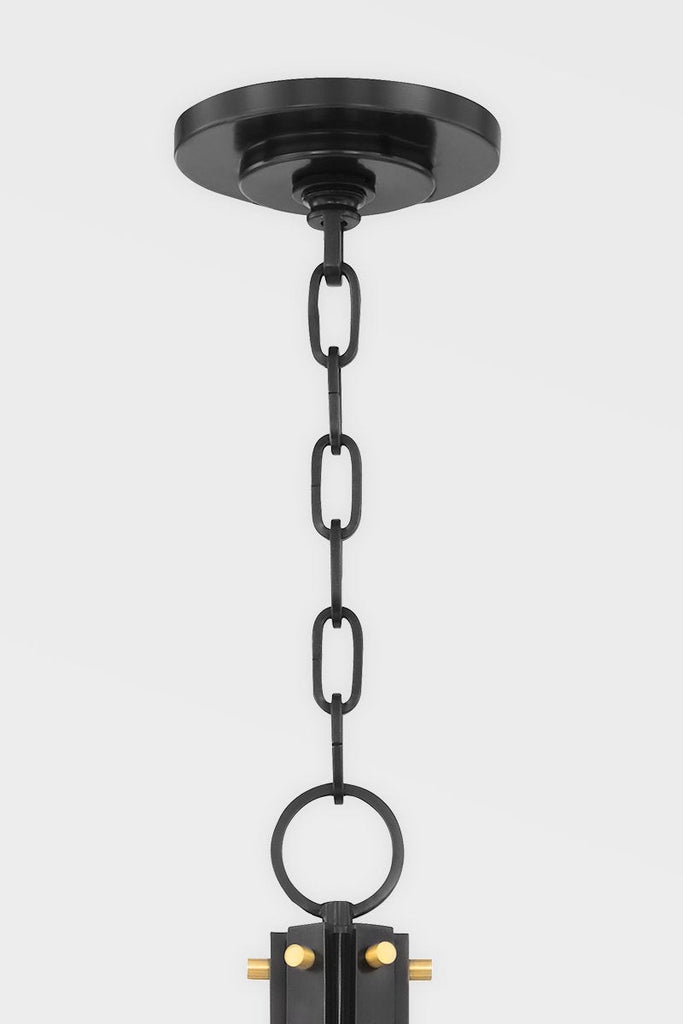 Saranac 6 Light Chandelier - Aged Old Bronze