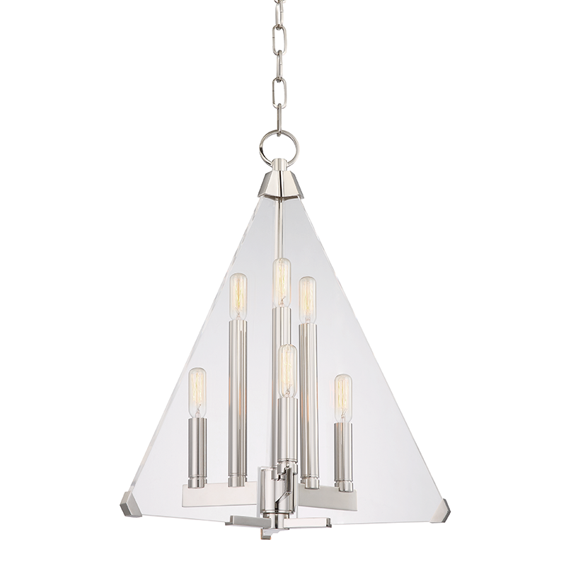 Triad Pendant 22" - Polished Nickel