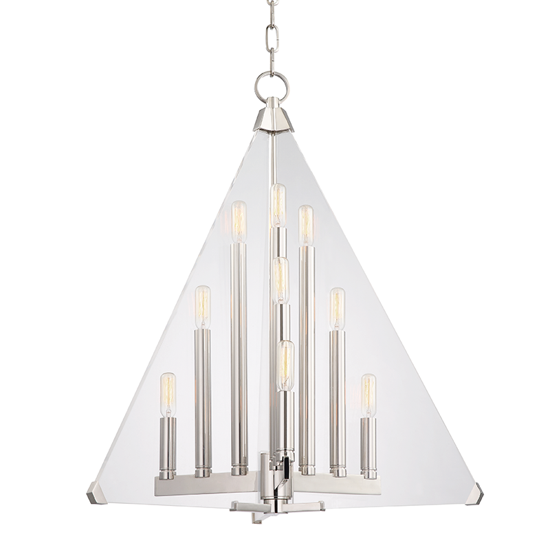 Triad Pendant 28" - Polished Nickel