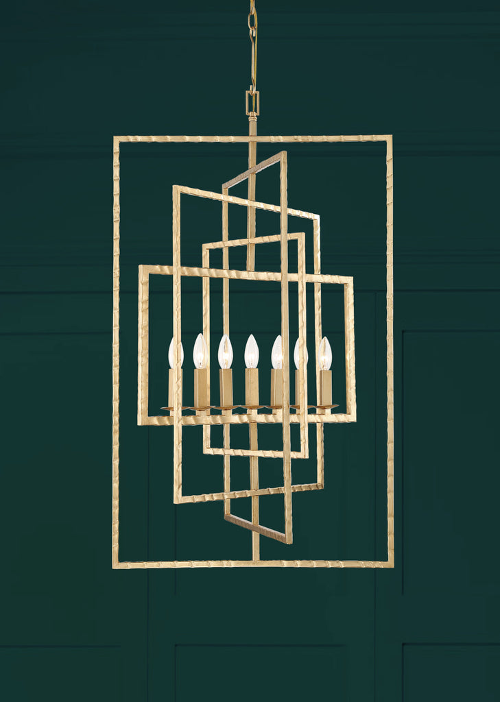 Capri 7 Light Lantern Chandelier