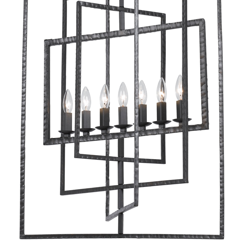 Capri 7 Light Lantern Chandelier