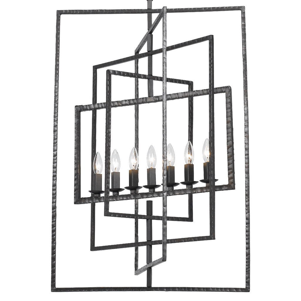 Capri 7 Light Lantern Chandelier