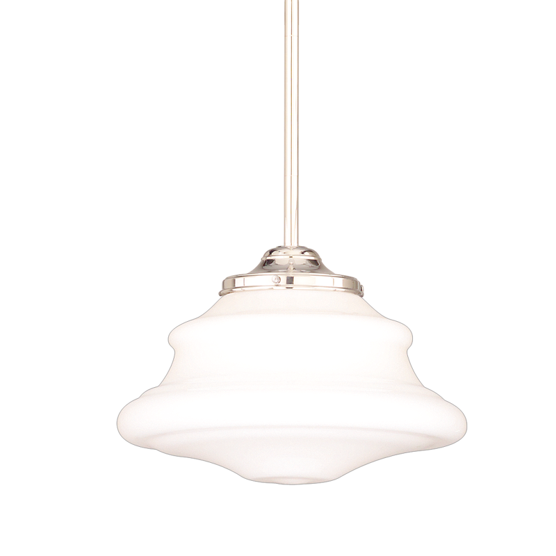 Petersburg Pendant 11" - Polished Nickel