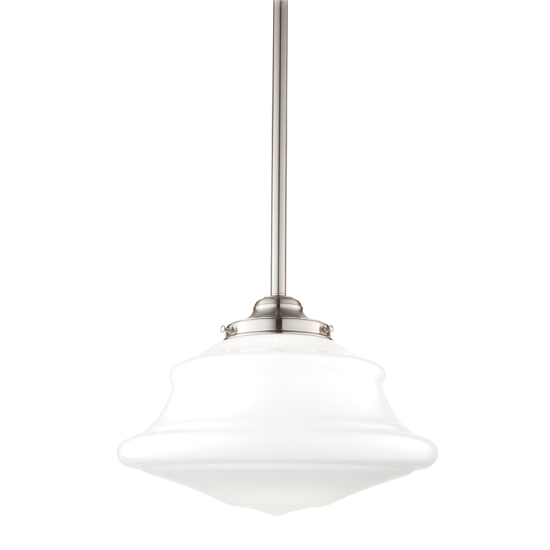 Petersburg Pendant 13" - Satin Nickel