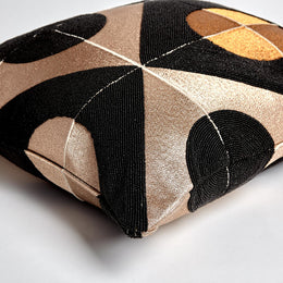 Circle Marquetry Pillow