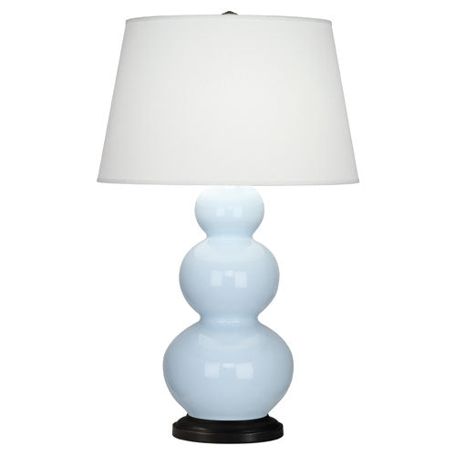 Baby Blue Triple Gourd Table Lamp-Style Number 341X