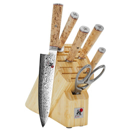 7-Piece Knife Block Set Birchwood Sg2