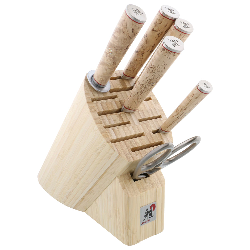 7-Piece Knife Block Set Birchwood Sg2