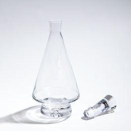 Tall Fat Bottom Decanter, Clear